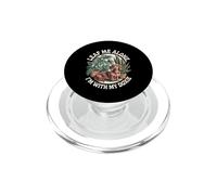 Leaf Me Alone I'm with My Doxie teckel Plantas PopSockets PopGrip para MagSafe