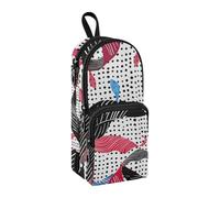 Leaf Points - Estuche para lápices de graffiti, bolsa de gran capacidad con compartimento para estudiantes, mochila escolar, organizador de papelería, estuche para lápices, estuche para la escuela,