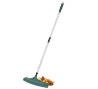 Leaf Rake | Long Handle Manual Adjustable Gardening Tool | Artificial Gras | Artificial Grass Rake for Leaves Patio Outdoor Soil Cleanup Farm Courtyard Backyard Leaf Rake Comfort Grip Long Handle Garden