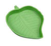 Leaf Reptile Food Water Bowl , Drinking and Eating Dish Tortoise Habitat | Water Plate for Turtle, Hamsters, Snakes, Hermit Crab, Crawl Pet