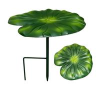 Leaf Shaped Plant Sunshade - Detachable Wrought Iron Ground-Insert Plant Sunshade | Metal Plants Umbrella | Decorative Plants Shade Tray, 8.2 Inch Leaf Shape Metal, with Stake Garden Flower Umbrella