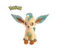 (Leafeon)POKEMON Original Plush Toy Gengar Pikachu Charizard Genuine Plush Doll Soft Kawaii Cute Cartoon Piplup Toys for Kids Gift