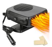 Leaflai Calentador de Coche, 12V Fan Heater Calentador de Coche portátil Calentador Antivaho Desempañador de Ventanas Purificador de Aire Caliente, Carro de Golf y Camión Calentador