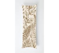 Leafy Plant Body Pillow Case Cover 50x135cm, Long Backrest Cushion Pillow Protector with Zipper, Decorative Bedding Pillowcase, Soft Body Pillow Cover for Couch Bedroom Beige