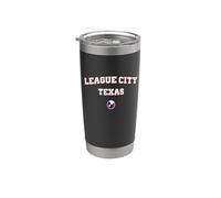 League City (Texas) Vaso térmico de acero inoxidable de doble pared