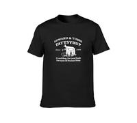 League of Gentlemen Tubs & Edward Tattsyrup Local Shop Unisex 100% Cotton Short-Sleeve T-Shirts Black S