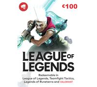 League of Legends Gift Card - 100 EUR (Europe & UK)