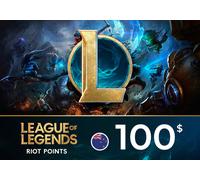 League of Legends Riot Point 100 AUD Key - ASIA/OCEANIA