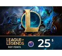 League of Legends Riot Points 25 AUD Key - ASIA/OCEANIA