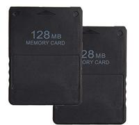 LEAGY 2 Paquetes Tarjeta de Memoria de 128MB para Sony PlayStation 2 PS2