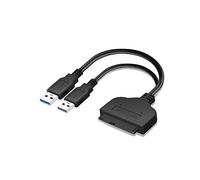 LEAGY - Cable Adaptador USB 3.0 a 2,5" SATA III con UASP de Alta Velocidad de Transferencia de Datos Protocolo Soporte SATA a USB 3.0 Convertidor Para SSD HDD Unidad Sólida