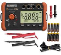 LEAGY VAD78 Tester de Resistencia de Aislamiento Digital - Megóhmetro Preciso para Pruebas de Voltaje DC/AC (20-1000V, 20-750V) y Medición de Resistencia (0-5000 megohmios)