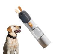 Leak Proof Dog Travel Bottles, 2 en 1 Food and Water Container for Dogs, Portable Cat and Dog Bottle, Lightweight Compact Travel Pet Accessory 10.83x3.15" for Traveling, Strolling