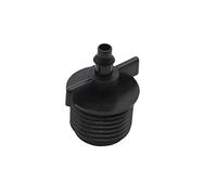 Leak-Proof Pipe Hose Fittings 1/2" Male Thread Reducing to 1/4 inch Connector Garden Water Quick Coupling Drip Irrigation Fittings 100 Pcs (Color : Black, Diameter : 1/2'') Plumbing Fittings