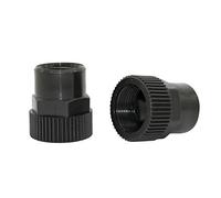 Leak-Proof Pipe Hose Fittings 3/4 Inch to 1/2 Inch Reducing Joint Female Thread Connector Agriculture Tools Garden Drip Irrigation Fitting 100 Pcs (Color : Black, Diameter : 3/4'') Brass Hose