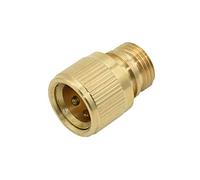 Leak-Proof Pipe Hose Fittings Female 1/2 Inch Male Garden Tap Connector Brass Hose Quick Connector G1/2 Water Copper Fitting Car Wash 1pcs (Color : 1I2 Male)