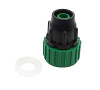 Leak-Proof Pipe Hose Fittings Garden Water Hose Connector 1/2" Female Thread to 8/11mm Hose Gardening Tools and Equipment 100 Pcs (Color : Green, Diameter : 1/2'')