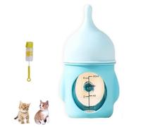 Leak-Proof Squeezable Kitten Bottle, Reusable Anti Choke Kitten Nursing Bottle, Silicone Pet Nursing Bottle for Puppies & Kittens Reusable 20/80ml Milk (C#1,80ML)