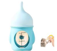 Leak-Proof Squeezable Kitten Bottle, Reusable Pet Feeding Bottle, Non-Choking Pet Feeder Bottles, for Newborn Kittens Puppies Small Animals (Blue,20ml)