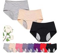 Leak Proof Underwear for Women, Washable Incontinence Pants with Pelvic Floor Support, Reusable Incontinence Underwear (3pcs-a,M)