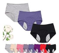 Leak Proof Underwear for Women, Washable Incontinence Pants with Pelvic Floor Support, Reusable Incontinence Underwear (3pcs-b,XXL)