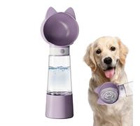 Leak Proof Water Dispenser, Portable Dog Bowl, Lightweight Bottle with Basin, Travel Pet Hydration, Handheld Puppy Flask for Walking, Compact Outdoor Drinking Tool Long Hiking Park Trips