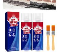 Leak Repair Waterproof Sealant Spray, 100g Leak Repair Cream, Waterproof Sealant Spray for Roofs, Pipes, Joints, Etc, Instantly Seals Cracks and Holes(White+White)