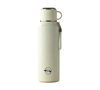 Leak Resistant Water Tumbler - Double Wall Coffee Tumbler | 1000 ml Sports Bottle For School Camping Gym, Stainless Steel Travel Flask, Vacuum Bottle, Thermal Drink Container For Outdoor Daily Use