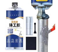 Leak Sealing Welding Glue 85g, Metal Glue Heavy Duty Waterproof, AB Glue Waterproof Sealant, Heavy Duty Cold Welding Glue, Instant Bond, Waterproof, Shockproof, Sturdy (1Set)