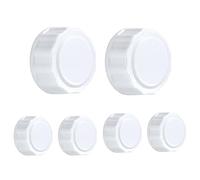 Leakproof Baby Bottle Caps, Children Milk Cups Replacement Covers, Adorable Travel-Friendly Baby Bottles Lids for Car, Airplane, Business Trips and Daily Use, White