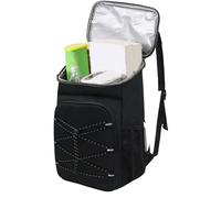 Leakproof Cooler Backpack, Insulated Thermal Bag with Side Pockets, Heavy Duty Waterproof Soft Portable Grocery Box, Outdoor Picnic Hiking Beach, Travel Storage, Men and Women, Easy to Carry