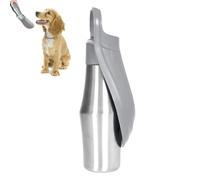 Leakproof Dog Water Bottle, 27oz Pet Water Dispenser, 2 en 1 Dog Water Bowl, Silicone Ring for Leakproof Design, Portable & Convenient, Stainless Steel + PP, Perfect for Parks, Gardens