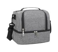 Leakproof Lunch Bag - Waterproof Double Layer Insulated Lunch Tote | High Capacity Food Cooler Bag | Portable Lunches Box for Women Men School Office Work Travel Beach Camping Picnic Outdoor Use