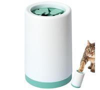 Leakproof Pet Paw Cleaner, Dog Paw Cleaner Cup, Muddy Feet Washer, Foot Cleaning Machine, Washable Brushes for Small, Medium, Large Pets, 3,94 x 3,39 x 3,39 pulgadas