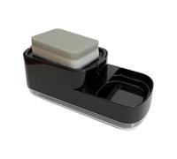 Leakproof Soap, Kitchen Sponge Holder Organizer, 2 en 1 Sink with Press Pump System, Durable ABS Liquid Soap, Compact Sink Caddy Design, Kitchen Counter Daily Washing