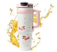 Leakproof Stainless Bottle - 1000ml Insulated Water Tumbler, Travel Coffee Drink Bottle with Vacuum Seal, Ideal for School Office Use, Sturdy Reusable Hydration Container