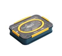 Leakproof Stainless Steel Lunch Box with Lid for School Meal Prep 27.1X19.7X6.5CM Food Storage 1 Set