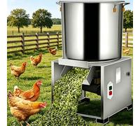 Lealovengzh - Picadora de verduras eléctrica de acero inoxidable para aves de corral, pequeño modelo doméstico 1000w/1200w/1500w/1800w,4 cuchillas, 3500Tr/Min,50-120Kg/H.para alimentos y verduras
