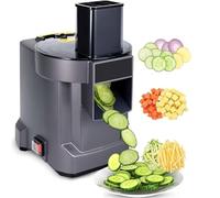 lealovengzh Procesador De Alimentos EléCtrico 3 En 1: Cortador Verduras, Rebanador, Rallador | Cortador Verduras AutomáTico,Picador Comercial Verduras Y Frutas,para Cebollas,Patatas,Repollo Y LimóN A