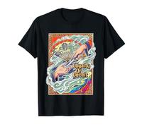 Lealtad o engaño Ukiyo-e Ventilador japonés de Hoja Oculta Camiseta