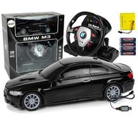 Lean Cars Radijo bangomis valdomas BMW M3 juodas 1:18