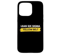Lean Six Sigma Yellow Belt Certificado Carcasa para iPhone 15 Pro MAX