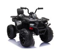 Lean Toys Miniquad Eléctrico Infantil 24V 2x200W EVA LED MP3 Negro
