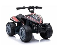 LEAN TOYS Quad Eléctrico Infantil 6V ATV Miniquad Negro Vehículo Infantil