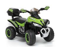 LEAN TOYS Quad Eléctrico Infantil 6V LED Música ATV Verde Miniquad