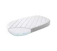 Leander Colchón de espuma fría original Comfort para cuna Leander Classic, 116 cm x 66 cm x 9 cm, color blanco, medio, mezcla de poliéster (TENCEL), espuma fría