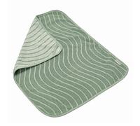 Leander Toalla de algodón 100% orgánico de rizo de 65 x 50 cm para Leander Matty. Color: verde y verde