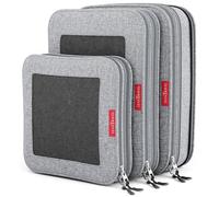 LeanTravel Bolsas Organizadoras de Equipaje con Compresión Extra/Doble Cremallera / (Juego de 3 Bolsas)