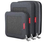 LeanTravel Bolsas Organizadoras de Equipaje con Compresión Extra/Doble Cremallera / (Juego de 3 Bolsas)