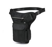 Le'aokuu Hombres Cuero Genuino Bolso Cintura Bolsa de Pierna Bolsa para Hombres Bolso Multifuncional Militar Táctico Moto Bicicleta Senderismo Deportes Camping Montar 3106